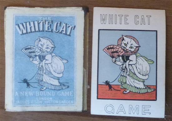 THE WHITE CAT card game by John Jaques & Son, c1880.